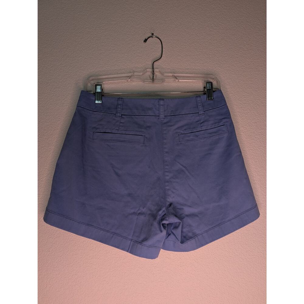 J. Crew NWT 4" Stretch Chino Shorts Blue 4 Preppy Coastal Summer Capsule - Picture 2 of 8